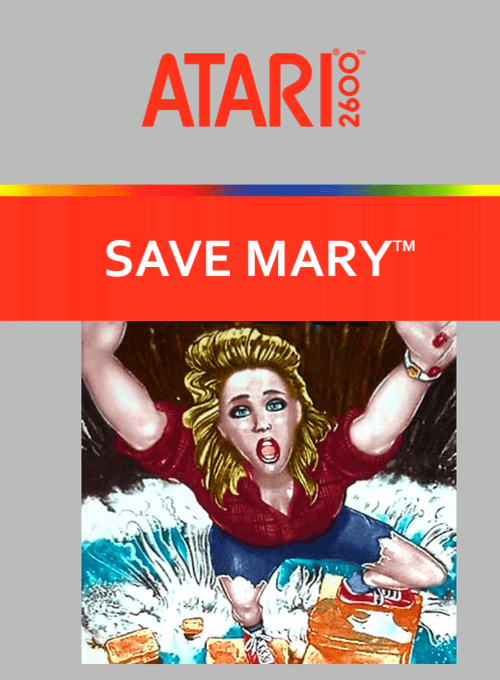 Save Mary box art for Atari 2600